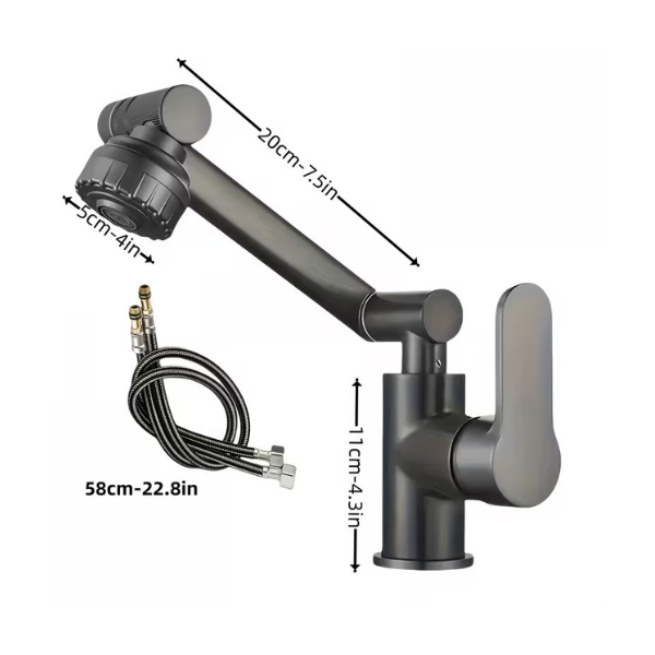 FlowSpin™ - Griferia articulada 1080° llega a todos lados