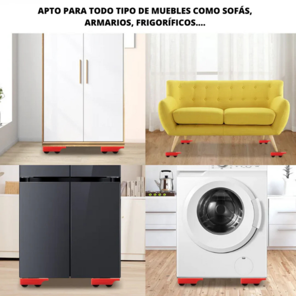Kit Desplazador de Muebles Multifuncional de 5 Piezas 🚨 ÚLTIMAS UNIDADES 🚨