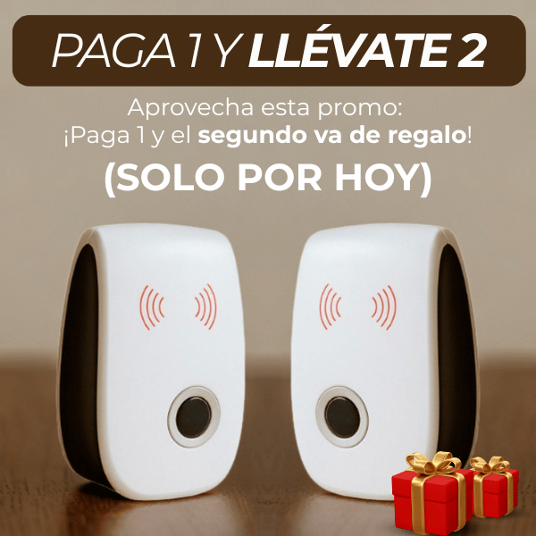 Repelente Eléctrico PestReject™ 🔥 Solo por HOY : PAGA 1 Y LLÉVATE 2 🔥