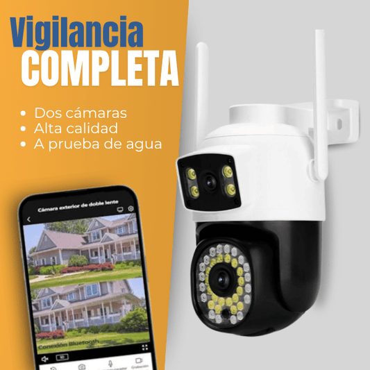 CAMARA MONITOREO INTELIGENTE DOBLE LENTE 🔥 ÚLTIMO DÍA 🔥