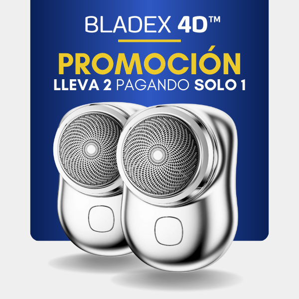 BladeX 4D™ – Mini Afeitadora Profesional – Comprá 1 y llevate otra GRATIS 🎁