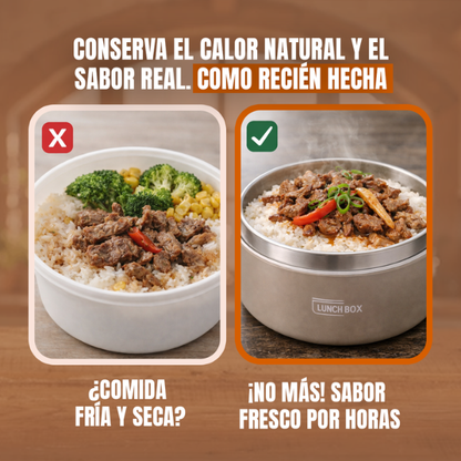 LunchBox Gourmet- Ingeniería térmica de acero para paladares exigentes 🔥 Top Ventas 🔥