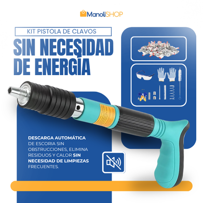 Kit Pistola de Clavos Completo 🚨 ÚLTIMO DIA DE PROMOCIÓN 🚨