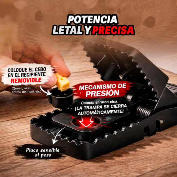 Master Trap - Elimina roedores de forma profesional y segura