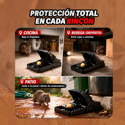 Master Trap - Elimina roedores de forma profesional y segura