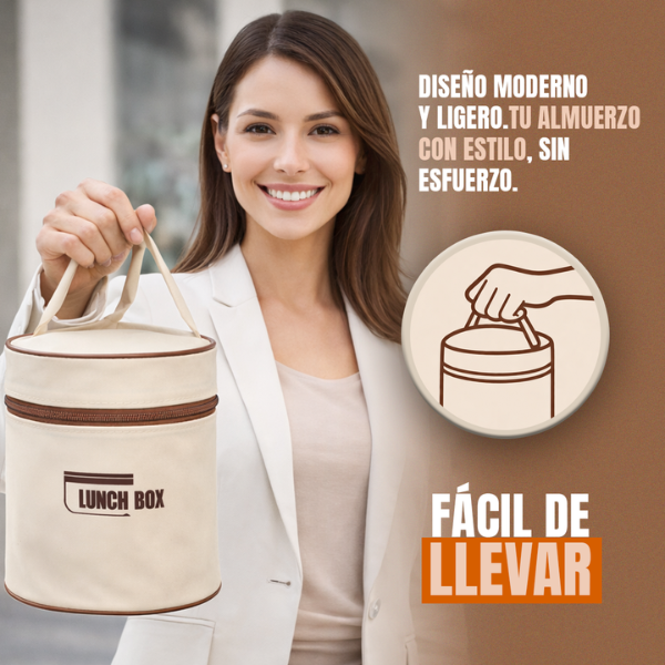 LunchBox Gourmet- Ingeniería térmica de acero para paladares exigentes 🔥 Top Ventas 🔥