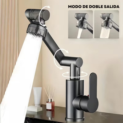 FlowSpin™ - Griferia articulada 1080° llega a todos lados