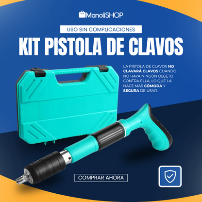 Kit Pistola de Clavos Completo 🚨 ÚLTIMO DIA DE PROMOCIÓN 🚨