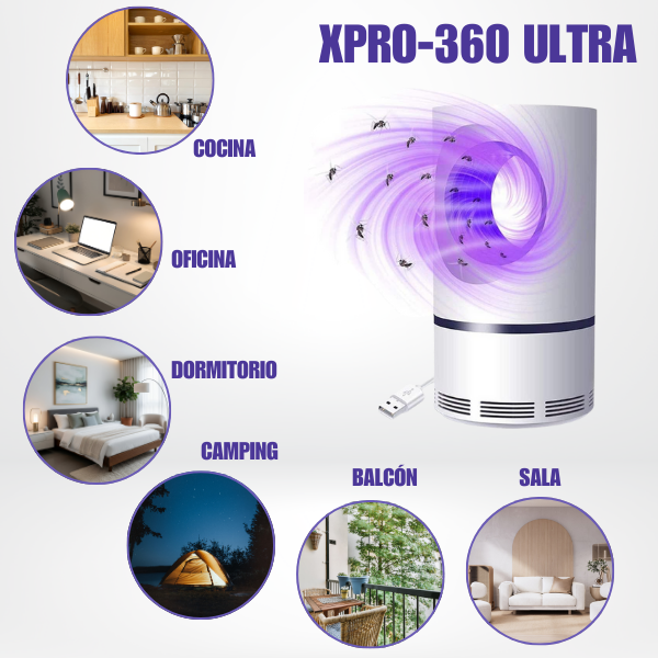 Mata-Mosquitos XPRO360 Ultra - Comprá 1 y llevate otra GRATIS 🎁