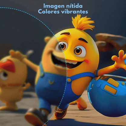 Projetor Portátil CineMax Super LED 🔥 40% OFF - SOLO POR HOY 🔥