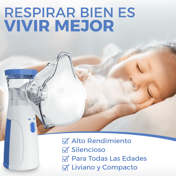 Nebulizador Portátil + Regalo Exclusivo 🎁 SOLO POR HOY 🔥