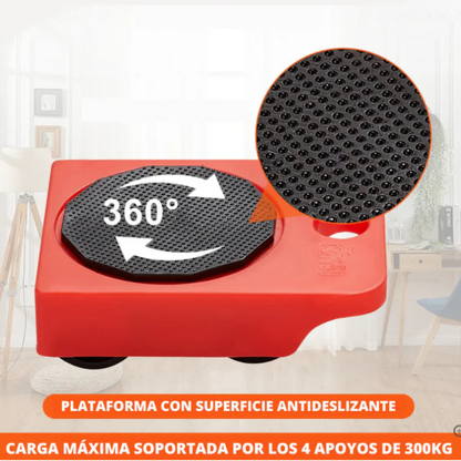 Kit Desplazador de Muebles Multifuncional de 5 Piezas 🚨 ÚLTIMAS UNIDADES 🚨