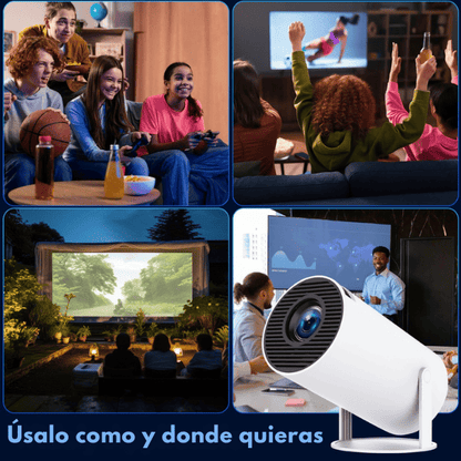 Projetor Portátil CineMax Super LED 🔥 40% OFF - SOLO POR HOY 🔥